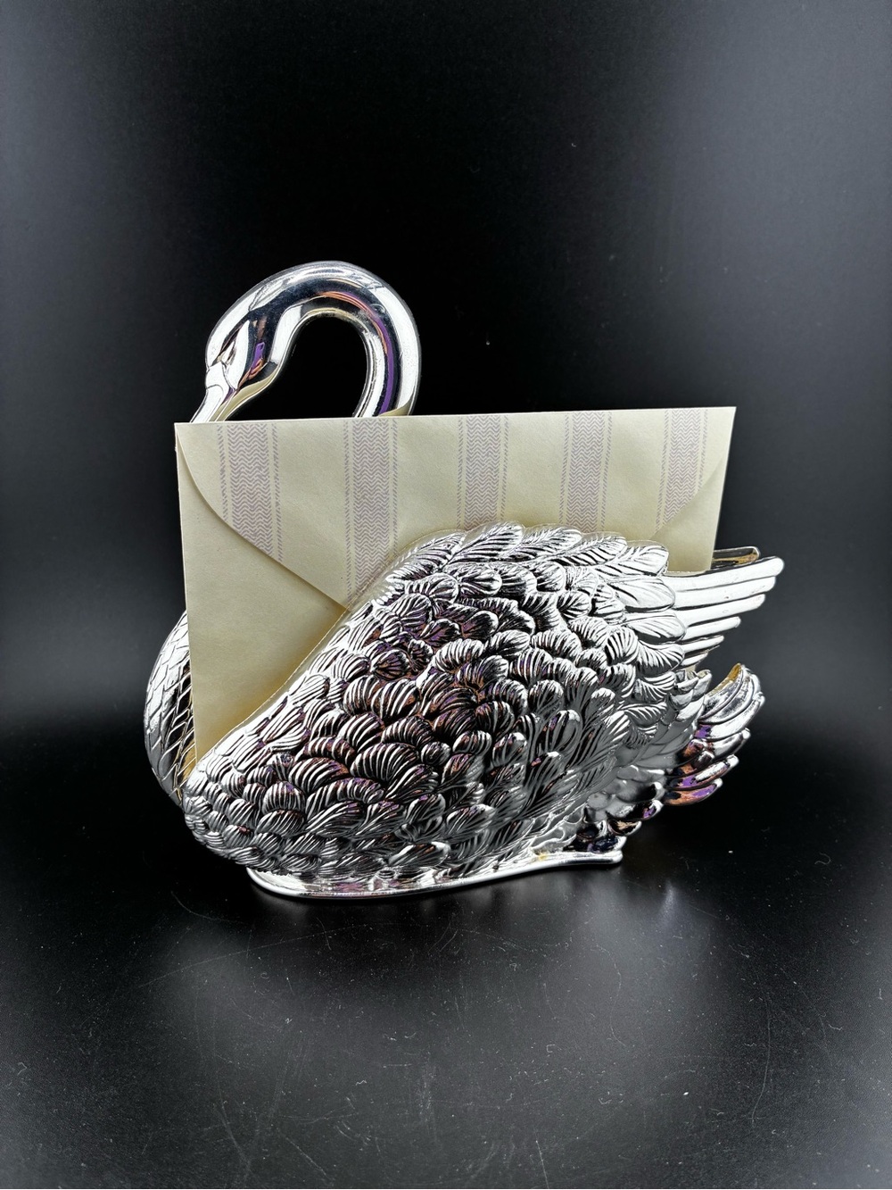 1984 Godinger Silver plated Swan letter holder - Picture 9 of 12